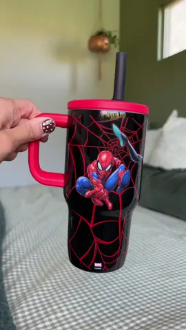 I just know my 3 year old is going to FREAK OUT #spidey #spidermantumbler #spiderman #zaktumbler #kidswaterbottle 