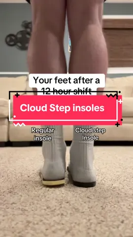 Give your feet the comfort they deserve with the cloud step insoles ☁️#footpain #feet #insoles #foot 