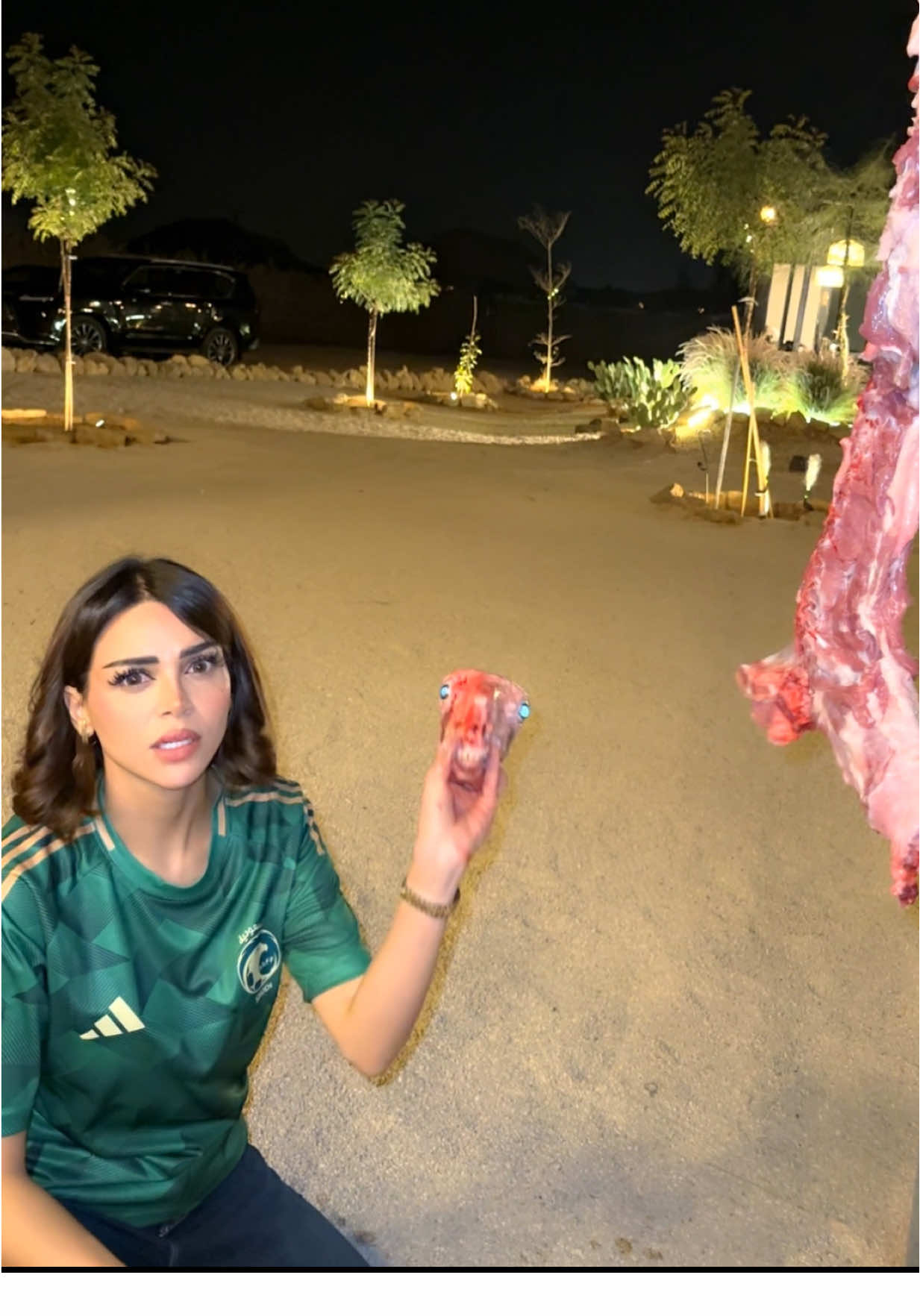 #رهف_القحطاني صلخت الذبيحه لعيون المنتخب💚💚🇸🇦😎