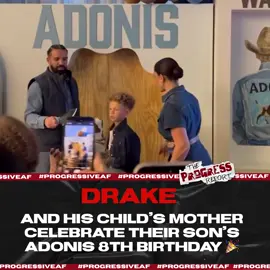 Awww #Drake’s son Adonis is already 8 years old! 🎉  #TheProgressReport #TPRMediaGroup