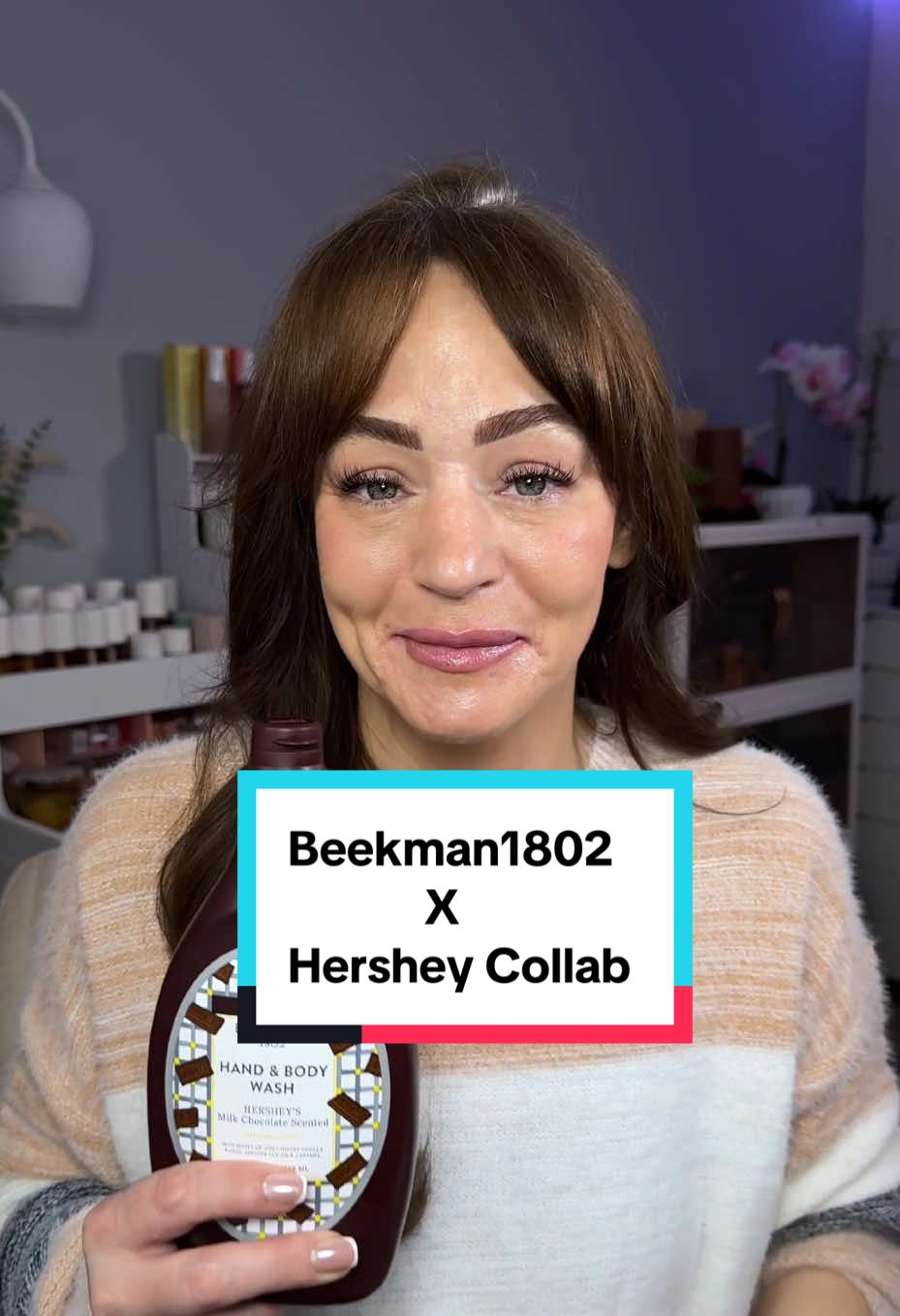 @Beekman 1802  This collab is too sweet to skip 🤎 Beekman 1802 teamed up with Hershey’s to drop the Milk Chocolate Bodycare Trio — and yes, it smells exactly like a warm brownie straight from the oven. You get the Whipped Body Cream, Hand & Body Wash, and the cutest KISSES-shaped bar soap — all made with creamy goat milk to hydrate and smooth your skin. It’s rich, cozy, and deliciously nostalgic — the perfect self-care treat or gift for anyone who loves skincare + chocolate 🍫✨ Beekman X Hershey — officially the G.O.A.T. of holiday bodycare 🐐🎁  #KindnessKrew #giftidea #HERSHEYSxBeekman1802 #bodycare #limitededition 