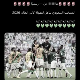 يا اخضر معااك الله 🤩 . #المنتخب_السعودي #saudi #foryou #fyp #viral 