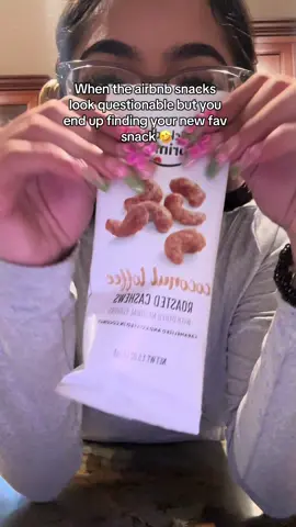I literally thought they were expired for a sec 😭 they were BOMB 🤣 #airbnb #snacks #funny #tiktok #foryoupage 