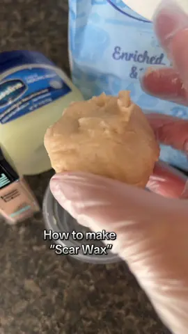 How to make Scar Wax #scarwax #halloween #makeup #fypシ #fyp 