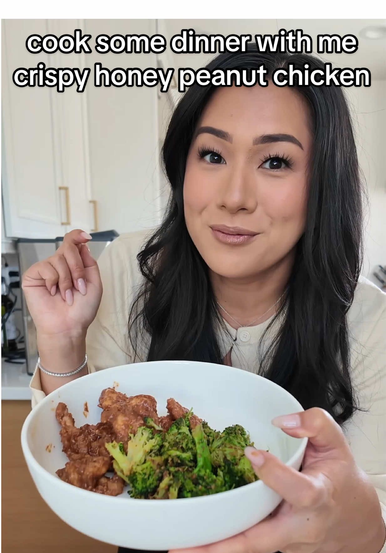 cook with me! making a crispy honey peanut chicken recipe 🥜🤤 — #cookwithme #cooking #Recipe #recipes #chickenrecipe 