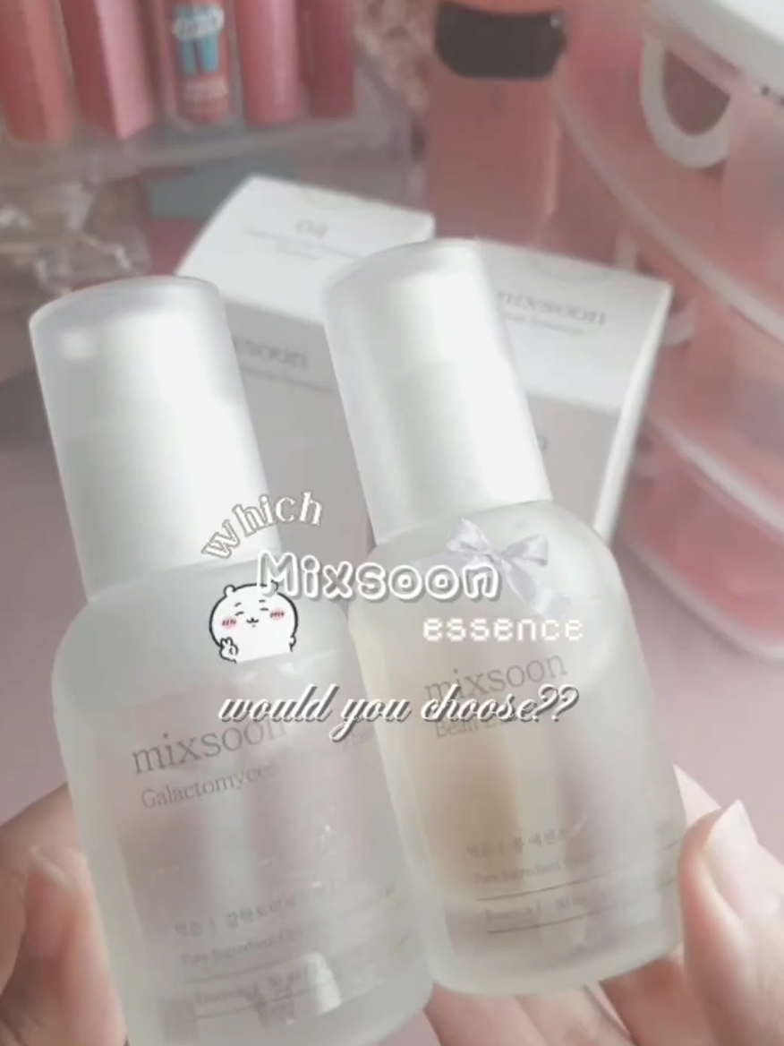 Which one is your pick? 💧🍚 @mixsoon_official  #mixsoon #glassskin #koreanskincare #yesstyle #kbeauty 