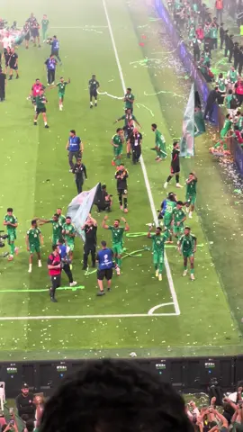 فرحة لاعبين المنتخب السعودي😍💚#السعودية #fyp 