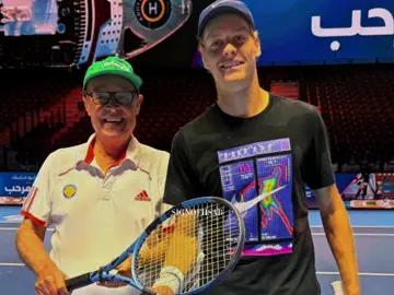 jannik sinner & ubaldo scanagatta x pezzo di cuore ❤️ #janniksinner #tennis #italtennis 