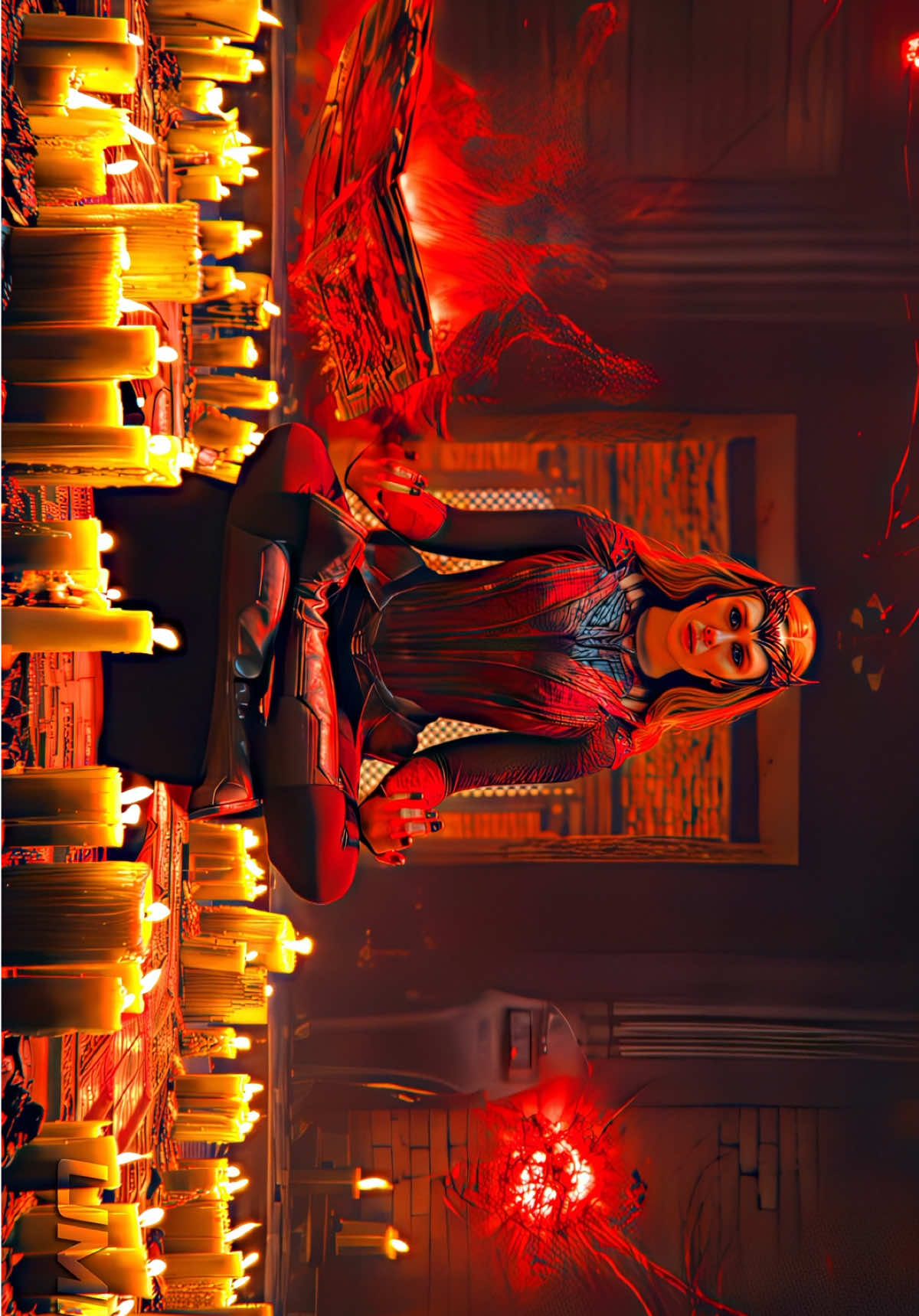 120FPS || The Chaos Enchantress ✨ 🧙🏾‍♀️ #avengers #wanda #wandamaximoff #edit #fyp 