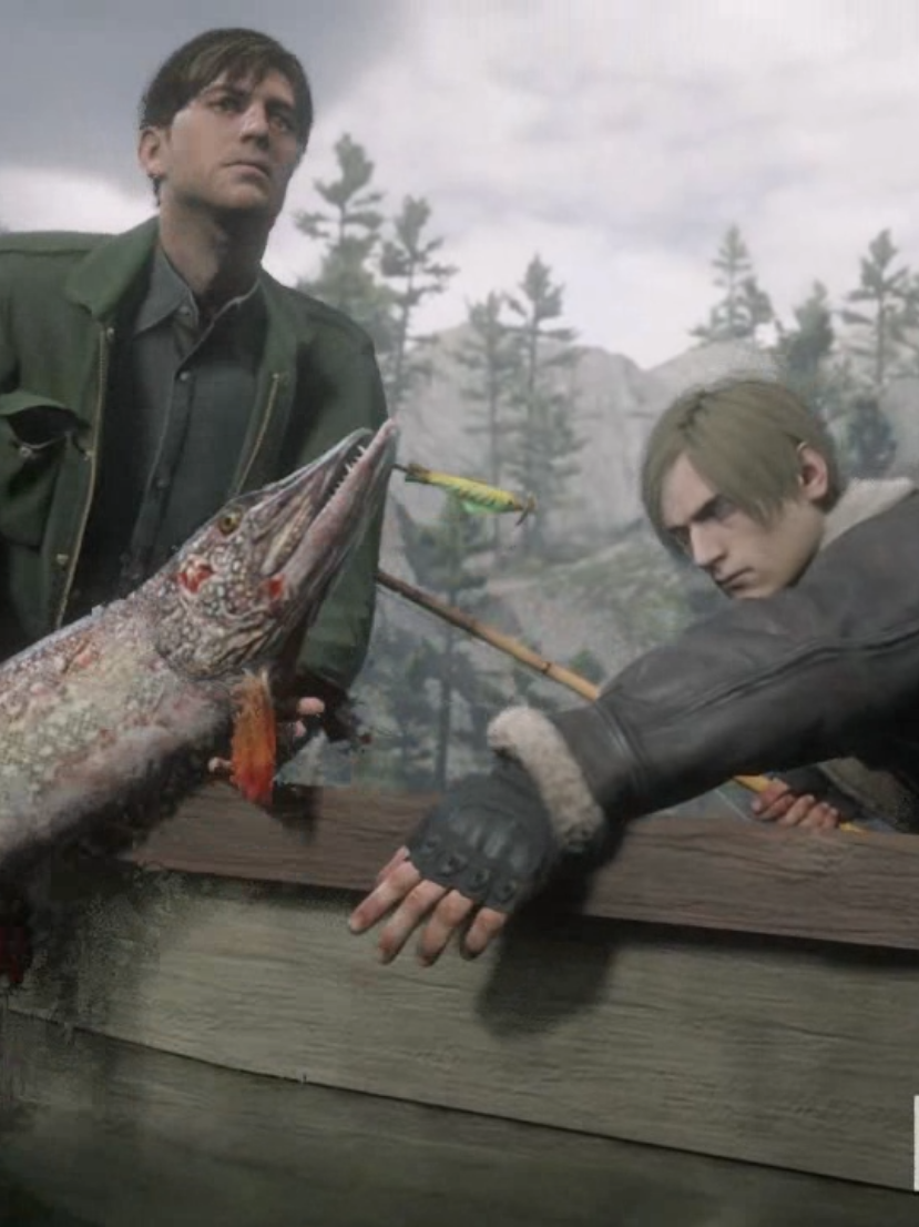 JAMES MEETS LEON | CHECK OUT INFECTEDGAMER ON YT #RE #RESIDENTEVIL #SH #SILENTHILL 