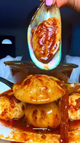 Seafood Boil Eggs, Dumplings, and Mussel #mukbang #mussels #seafood #mukbangeatingshow #fypシ 