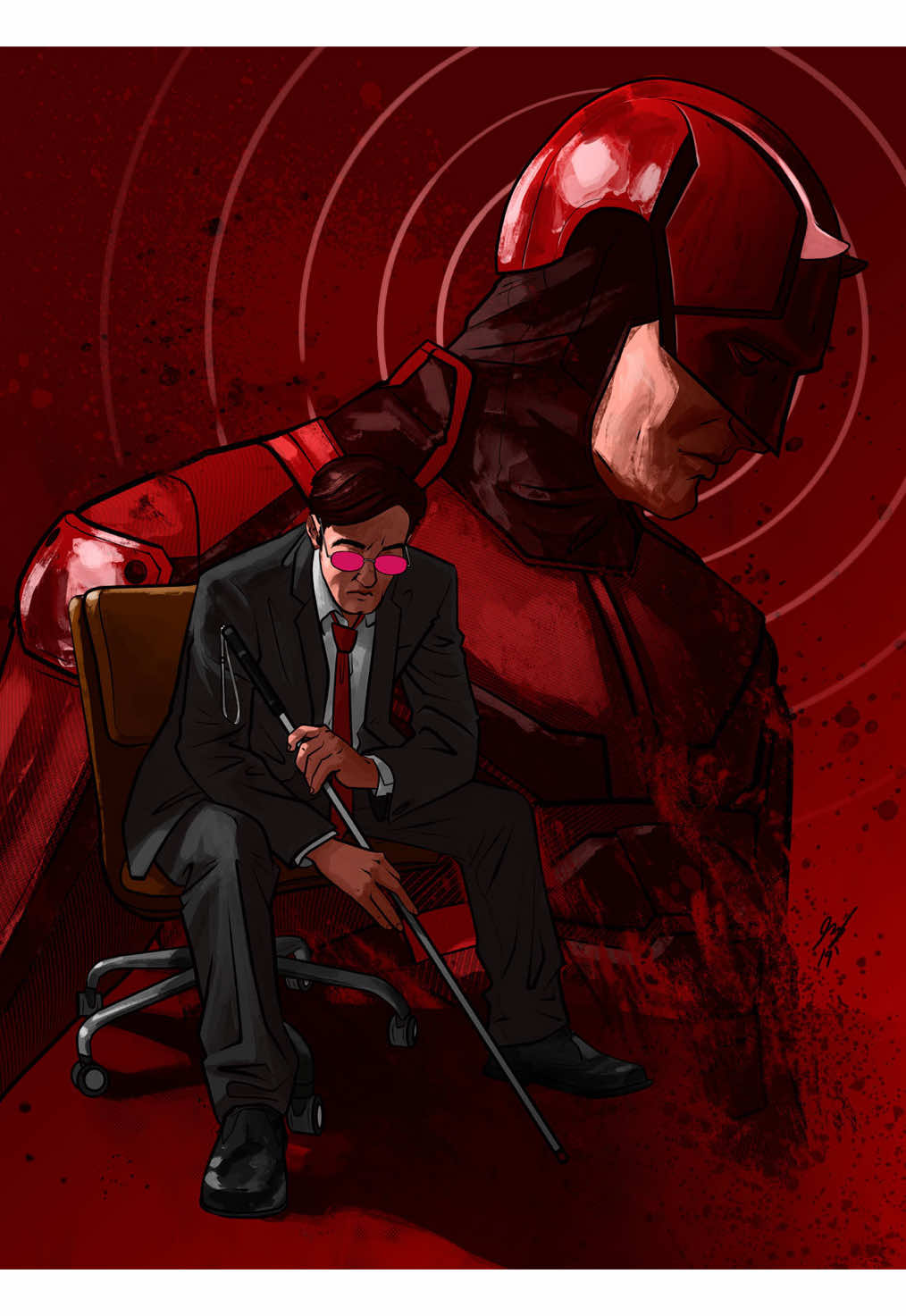 Replying to @Lamball with a mounted gun #thenightspider #tns #marvel #videogames #daredevil 