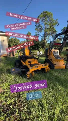 Servicios , - soldadura móvil , cercas , portones , huecos para cercas , agua a presión #emprendimiento #lehighacres #negocio #emprededor 