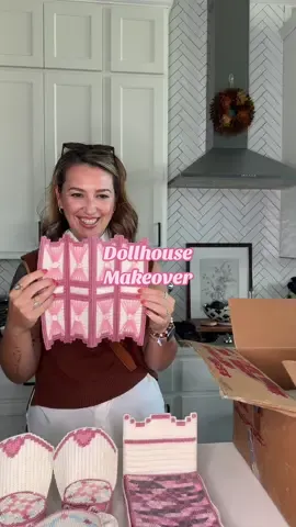 Dollhouse renovation grandma style. Prepare for color, flooring, decor, the whole enchilada. #dollhouse #dollhousemakeover #dollhousechallenge #kidstoys 