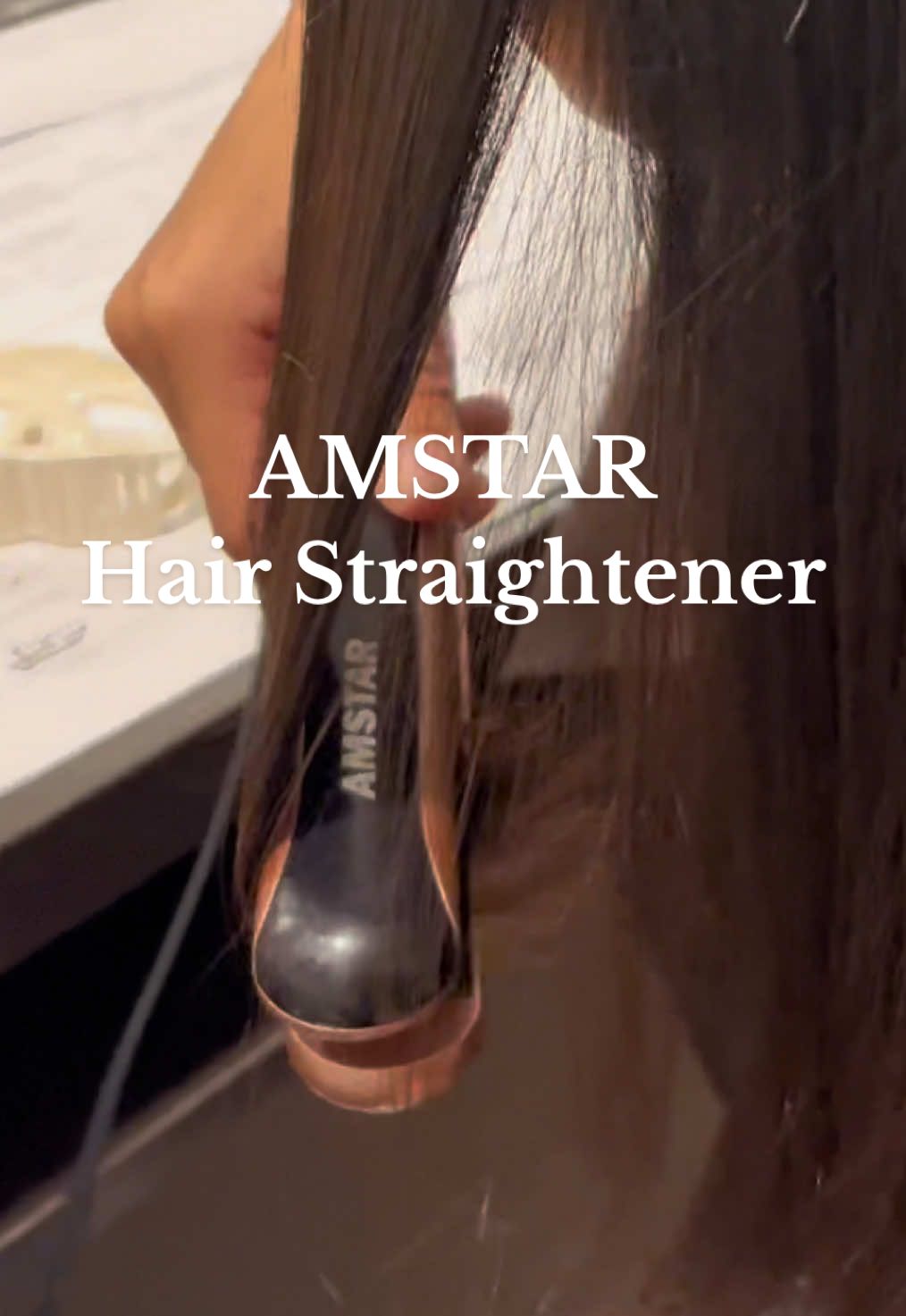 Lightweight, easy to use, at super smooth sa buhok! Perfect para sa everyday look 💖 #amstar #hairstraightener #hairstraight #creatorsearchinsights 