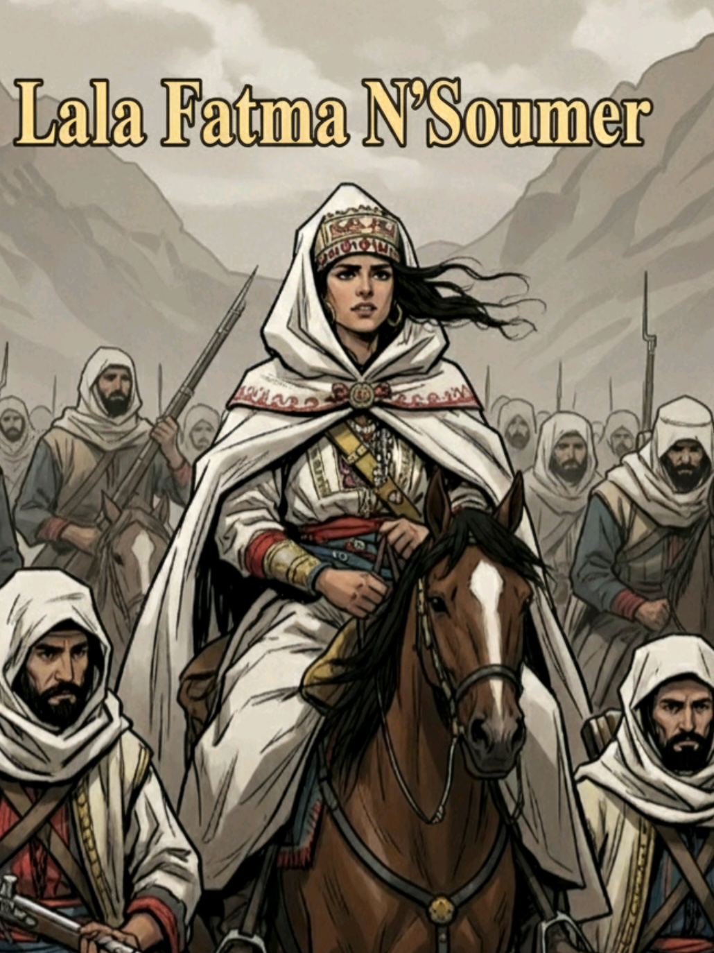 Cette histoire raconte comment une femme kabyle a mis à genoux sept généraux français Cette histoire raconte l’incroyable destin de Lalla Fatma N’Soumer, la femme kabyle qui, en 1850, a défié sept généraux français dans les montagnes du Djurdjura. Héroïne de la résistance kabyle, elle a inspiré ses combattants et marqué l’histoire par son courage et sa stratégie. Une page méconnue mais fascinante de la lutte pour la liberté en Afrique du Nord  #histoire #kabyle #algerie  #lalafatmansoumer #kabylie 