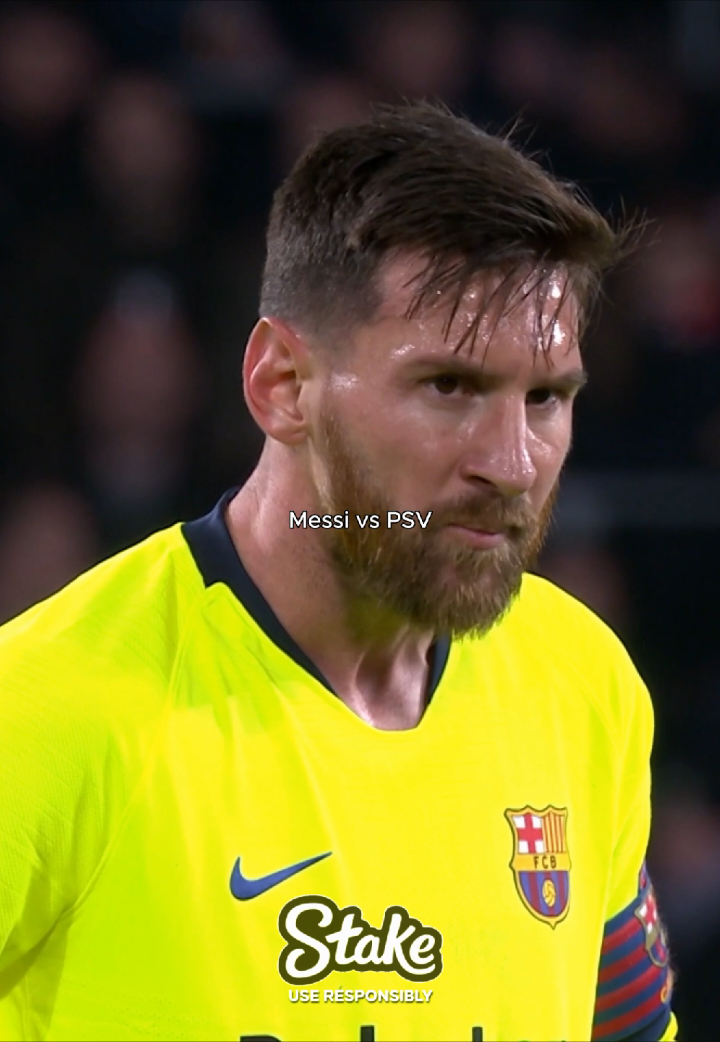 Lionel Messi vs PSV☠️🔥 | Clips in Bio! #messi #barcelona #psv #football 