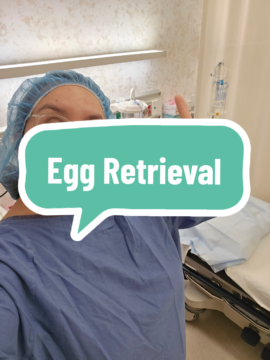 Today was egg retrieval day!  I didn't feel a thing. Home now, resting and taking it easy.  #eggretrieval #TTCafterloss #hrcfertility #IVF #ttcjourney 