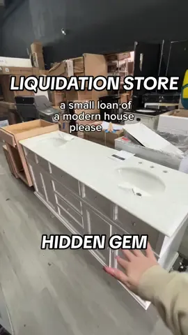 such a hidden gem if you want to renovate your space 👀 #liquidationstore #discountstore #atl #conyers #hiddengem  