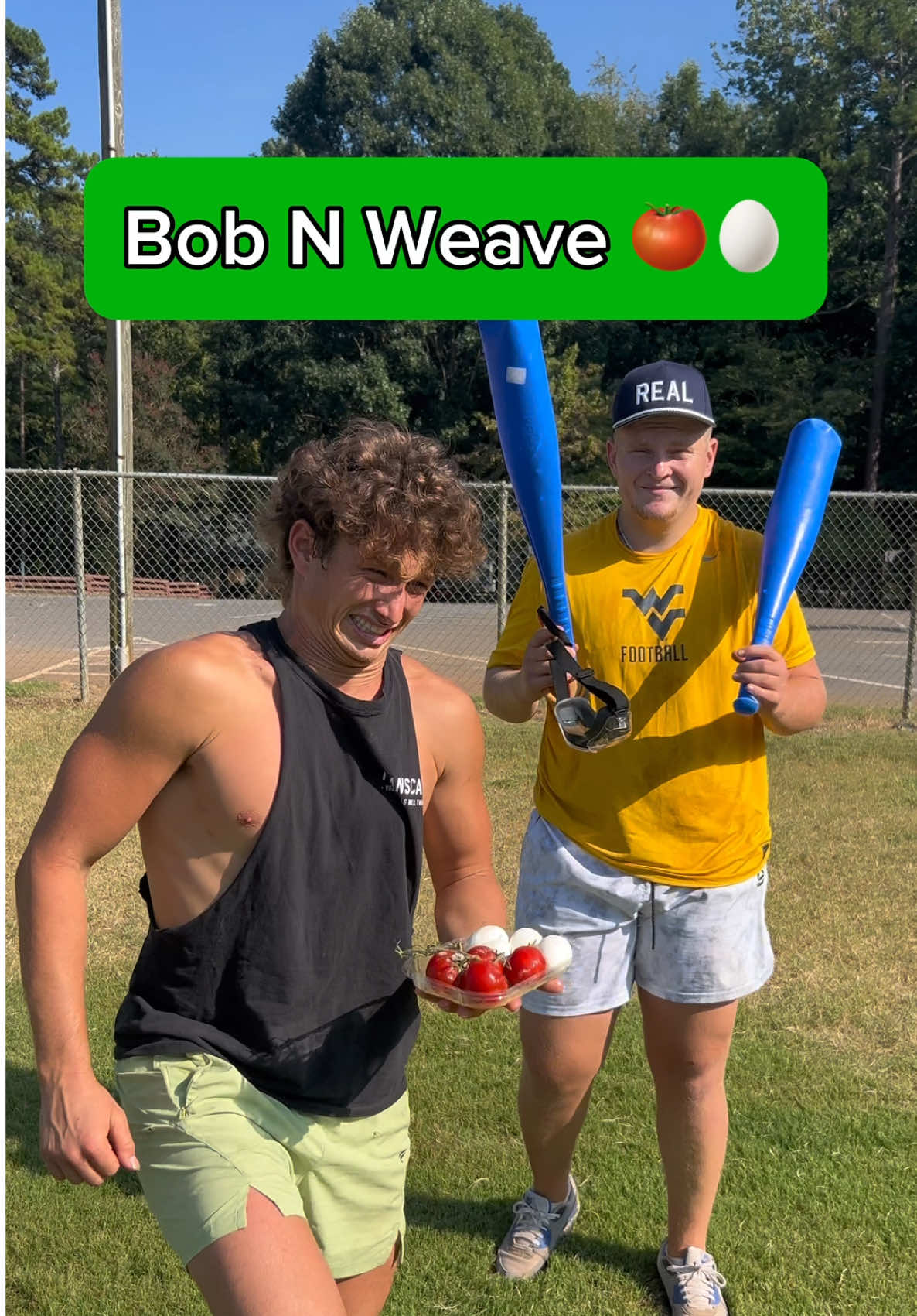 Throwing 🍅’s and 🥚’s at each other 😂🏈 #sports #funny #game #throw #football @JakeAjemian30 @Speed  