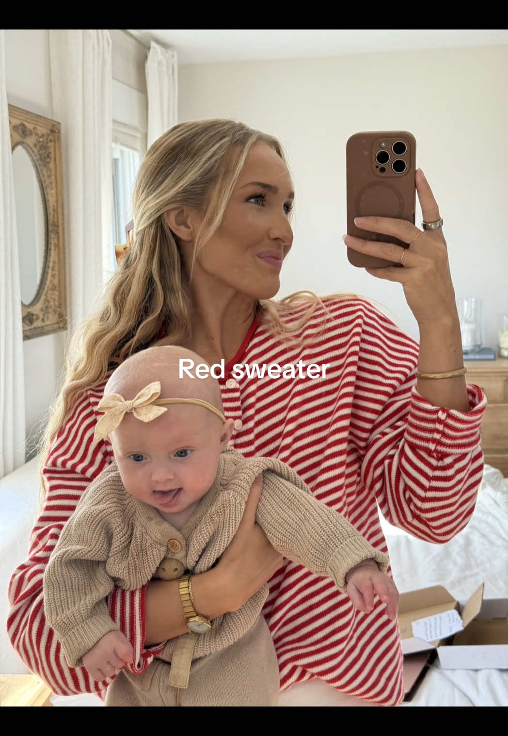 Can’t get enough red this season!❤️ #tiktokshop #sweaterweather #sweaters #holidayoutfits #ootdinspo 