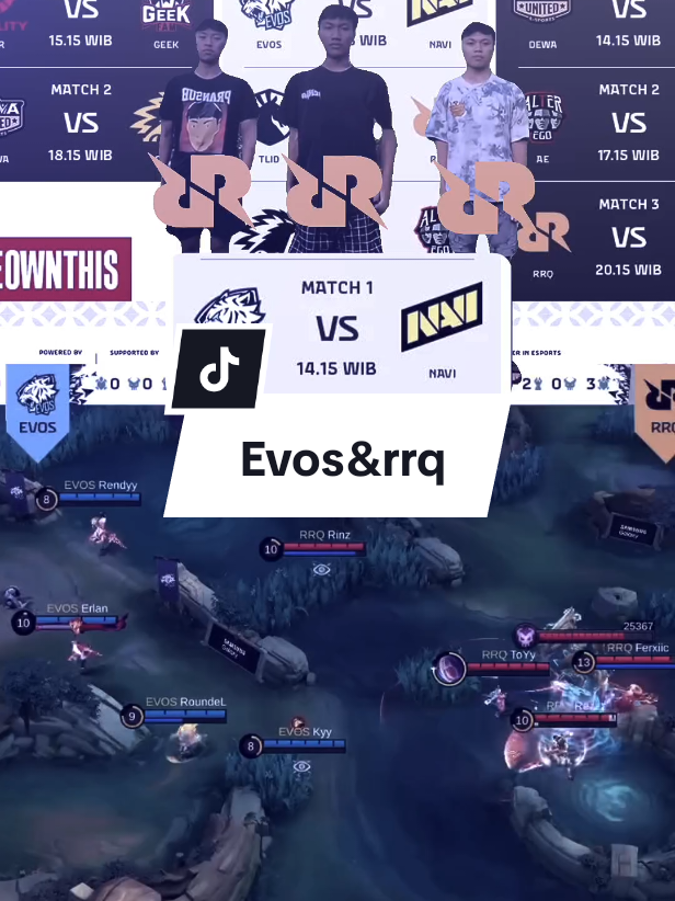 Evos siap membantu rrq lolos play off 🥶🔥@EVOS ESPORTS @Team RRQ #MLBB9TH #MLBB #evosesports #rrqhoshi #mplid 