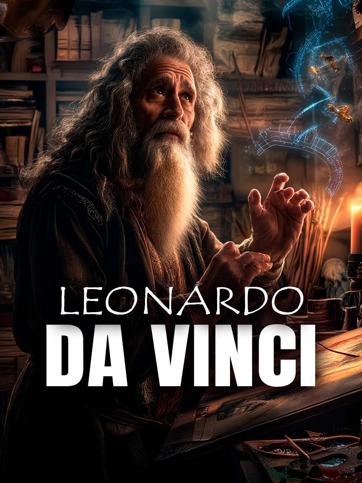 Leonardo da Vinci: ¿genio o viajero del tiempo? 🧠🕰️✨ #LeonardoDaVinci #Historia #RelatosOcultos #Misterios #Renacimiento