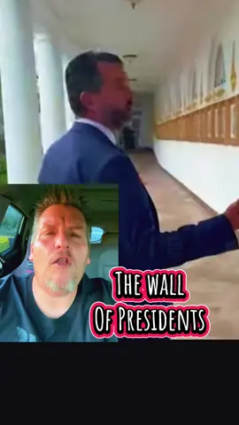 Don Jr. shows off the brand-new Wall of Presidents — from Washington all the way to Auto Pen 🖊️ and Trump II 🇺🇸 #DonJr #Trump #WallOfPresidents #HistoricTour #AmericaFirst     