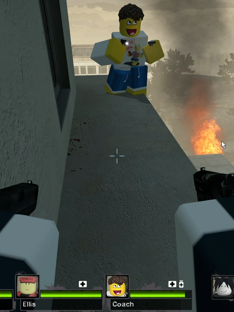 left 2 die con el mod de forsaken que cambia los personajes