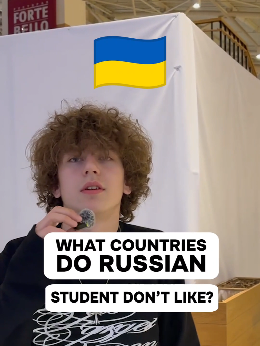 Asking Russians what countries they don't like?  #russians #countries #streetinterview 