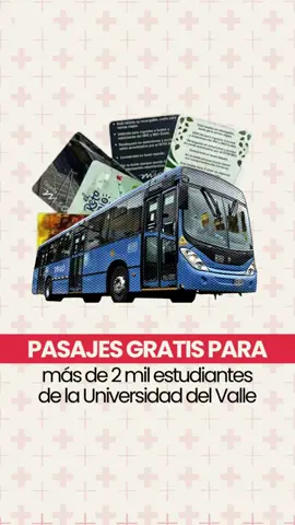 CALI | A partir del 15 de octubre, los estudiantes de la Universidad del Valle de estratos 0, 1 y 2 podrán usar el sistema MIO sin pagar pasaje, gracias a un convenio entre la Gobernación del Valle, Metrocali y Univalle. El beneficio aplicará para los campus de Meléndez y San Fernando y busca apoyar la permanencia estudiantil, la equidad en el acceso a la educación superior y mejorar la seguridad en el entorno universitario. ¿Te parece una buena medida? ⬇️⬇️⬇️ Amplía la información en 👉🏻 cwmas.com.co #Univalle #MIOGratis #EducaciónSuperior #CWMásNoticias