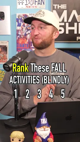 Rank These Fall Activities (Blindly)  #fyp #fall #haloween #football #nflfootball 
