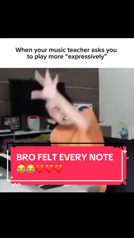 Bro felt every note 😂👏👏 Via: IG/sacommunitystrings 