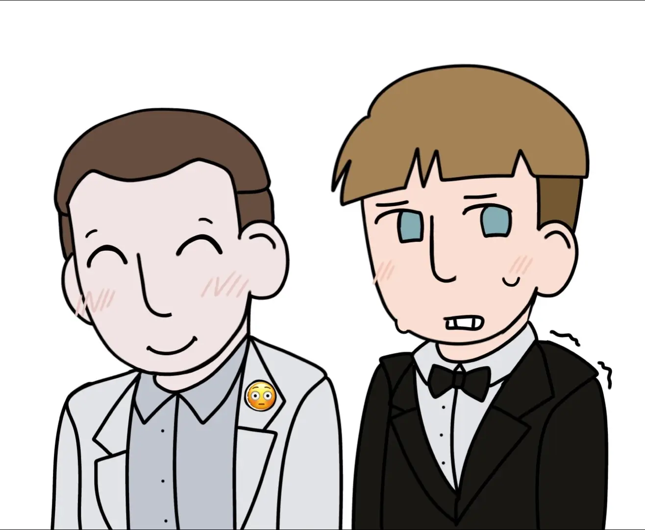 tiktok these are my two boyfriends that are also boyfriends but they’re in my head i see them when i don’t take my meds so they aren’t real but they are okay ai generated fake people okay#based #51 #dylanrooof #brentontattant 