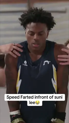 IShowSpeed Farted right infront of suni lee 😭😂 #ishowspeed #gymnastic #speedgoespro #sunilee #fyp 