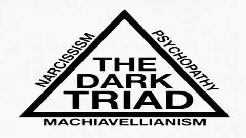 true the dark triad #psychopath #narcissism #machiavellianism #thedarktriad #fyp