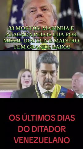33 MORT0S! MARINHA É ATACADA PELOS EUA POR MISSIL DOS EUA E MADURO TEM GRANDE BAIXA! Seriam os últimos dias do Ditador Venezuelanao!? #EUAVENEZUELAWAR #DonaldTrump #narcoterrorismo #Carteldelossoles #NarcoEstadoTerrorista @President Donald J Trump