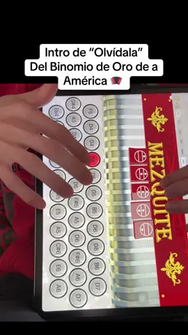 Intro de “Olvídala” del Binomio de oro de América en acordeón digital 🪗 #vallenato #acordeon #binomiodeorodeamerica 