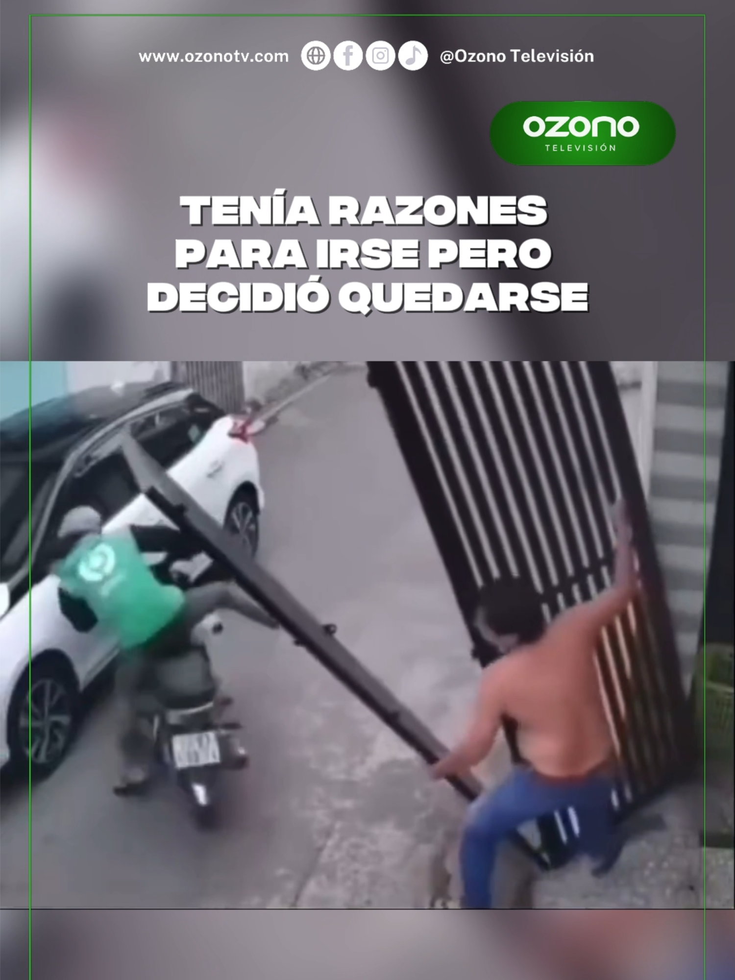 Tenía razones para irse pero decidió quedarse 🫶 #viral #paratii #tiktok #ozonotv