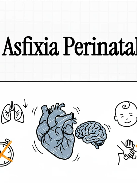 Asfixia_Perinatal 💙 ASFIXIA PERINATAL – GENERALIDADES La asfixia perinatal es la falta de oxígeno y/o flujo sanguíneo al feto o recién nacido, que provoca hipoxia, acidosis y daño multisistémico. 👶 Es una emergencia neonatal y una de las principales causas de mortalidad y secuelas neurológicas en el recién nacido. 📊 En Perú, ocurre en 3 a 6 por cada 1 000 nacidos vivos, siendo más frecuente en partos complicados. ⚠️ Se evalúa con el Test de Apgar, gases del cordón y signos de encefalopatía hipóxico-isquémica. 🩺 El manejo incluye reanimación neonatal inmediata, control térmico, oxigenación y, en casos severos, hipotermia terapéutica. #AsfixiaPerinatal #Neonatologia #ReanimacionNeonatal #Apgar #EncefalopatiaHipoxica #MedicinaPediatrica #InternadoMedicina #SaludNeonatal #MedicinaHumana #EstudiantesDeMedicina #Pediatria #MedicinaTikTok #AprendeConHarby