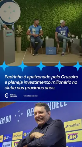 Investimento milionário!  Rodrigo Genta comenta sobre a paixão de Pedrinho pelo Cruzeiro e o grande investimento que o empresário pretende fazer no clube. #cruzeiro #futebol 