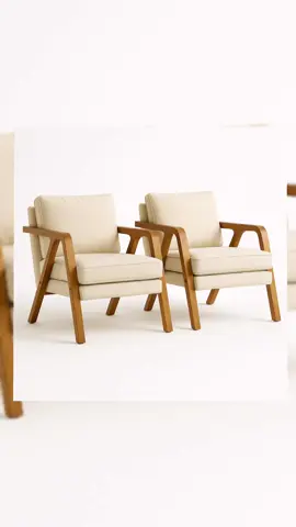 Kit 2 Poltronas de Sala de Estar Luxo Estofada Linho Bege Decorativa Moderna com Pés de Madeira por R$879,20. Compre na Shopee agora! copie esse link e cole na Shopee: https://s.shopee.com.br/9KZR6VHGK0