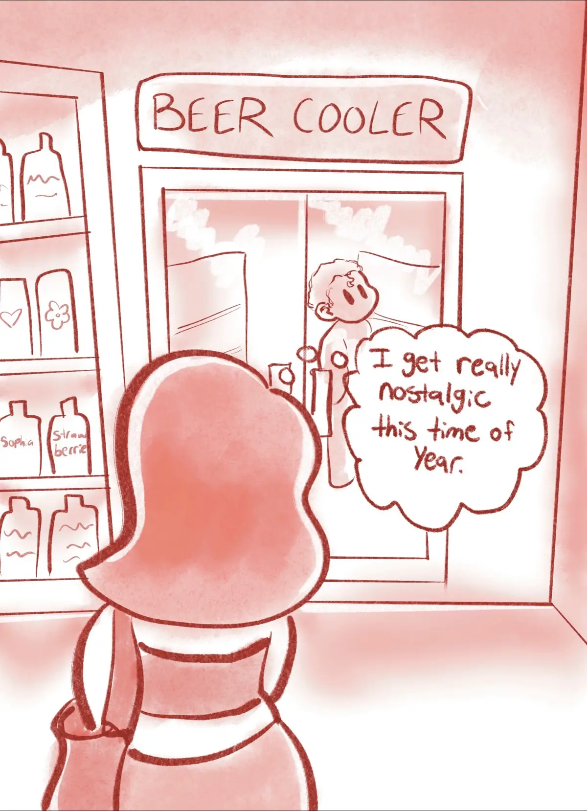 I’m usually always a Halloween girl but I think this is the longest I’ve been away from my family and I’m excited to visit for Christmas. Enjoy this little comic I made!  #dayinthelife #comictok #comicartist #sophiastrawberrie #chibiart 