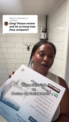 Replying to @sameolg_ia because apparently my comment section runs my content calendar now 😭💸 Here’s the @Costco Wholesale facial towel review you all wanted 👀✨  #BeautyTok #SkincareTok #beautyonabudget #costcofinds #costco 