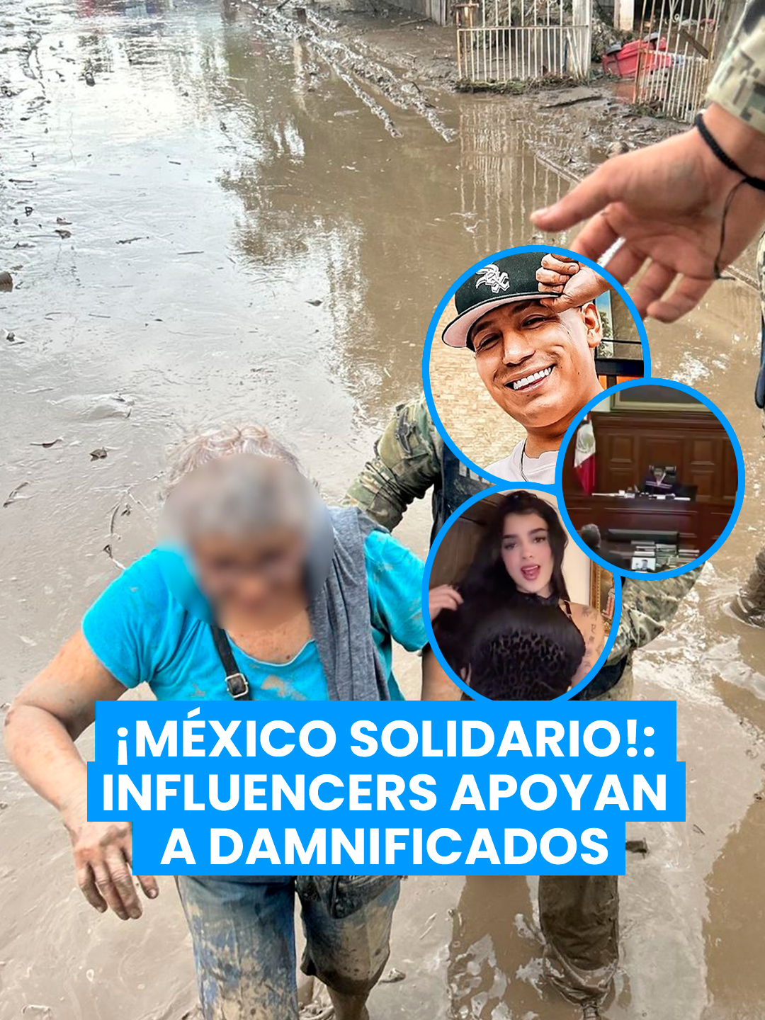 Varios famosos y ciudadanos comunes se suman para ayudar a los damnificados por las inundaciones. 