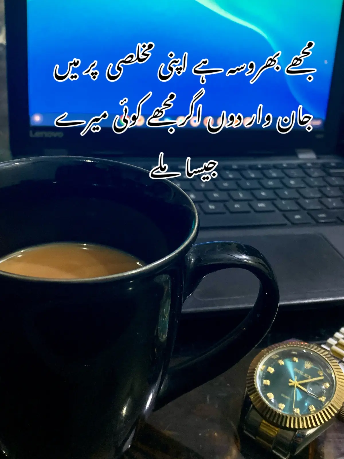مجھے بھروسہ ہے اپنی مخلصی  پر میں جان وار دوں اگر مجھے کوئی میرے جیسا ملے