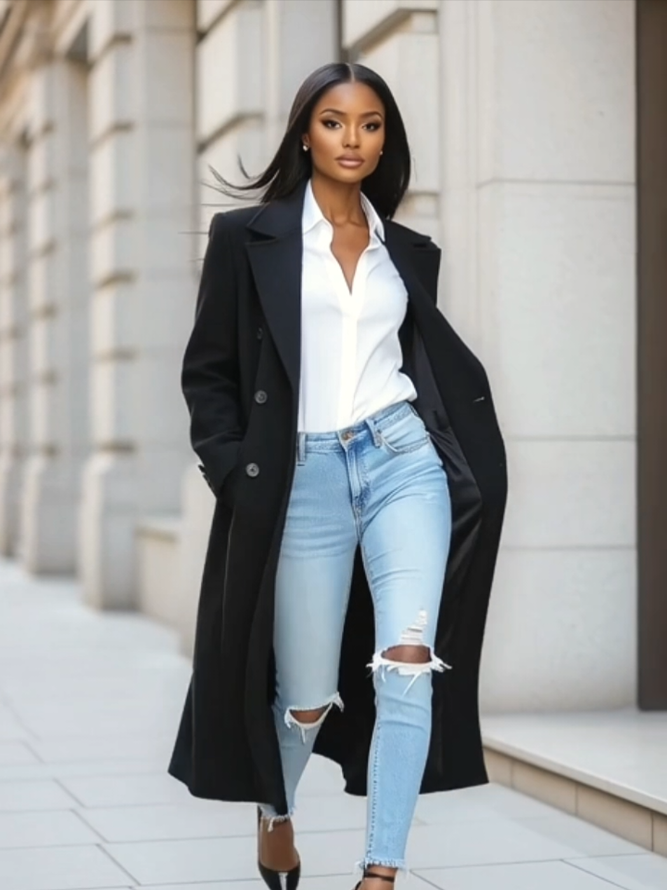 Outfit of the day inspiration.🔥 Simple but clean and effortless.  #AIfashion #aimodel  #ootdgirlsfashion #outfitcheck💕 #fashioninspirationtiktok 