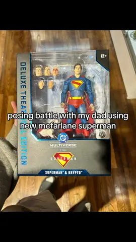 new mcfarlane deluxe superman figure #jamesgunn #collecting #figures #superman #davidcorenswet 
