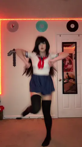 finally getting to doing some halloween cosplays 😭 #yanderecosplay #ayanoaishi #halloween #cosplaydance #yanderesim 