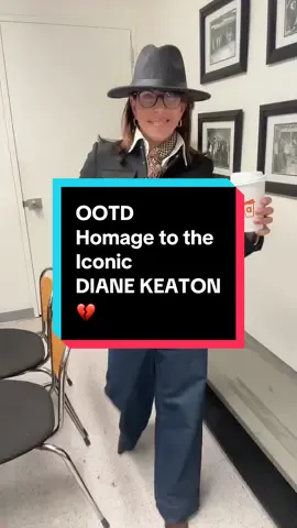 Been obsessed with her since Baby Boom 💔 #dianekeaton #fashionover50 #ascot #vintagefashion #donttellmewhattodo @Dolce Vita Footwear @Mango @Favorite Daughter 